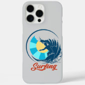 Surfer in Blau Case-Mate iPhone Hülle (Rückseite)