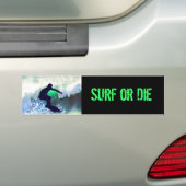 Surfer in der großen Welle Autoaufkleber (Auf Auto)