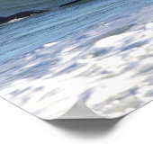 Surfer in einem Wellenposter Poster (Ecke)