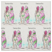 Surfer-individuelle Name Stoff (Muster)