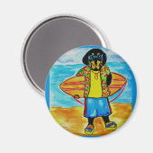 Surfer Joe Magnet (Vorderseite/Rückseite)