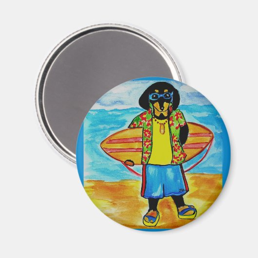 Surfer Joe Magnet (Vorderseite/Rückseite)