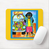Surfer Joe's Van Mousepad (Mit Mouse)