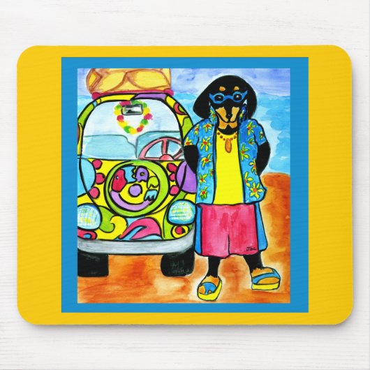 Surfer Joe's Van Mousepad (Vorne)
