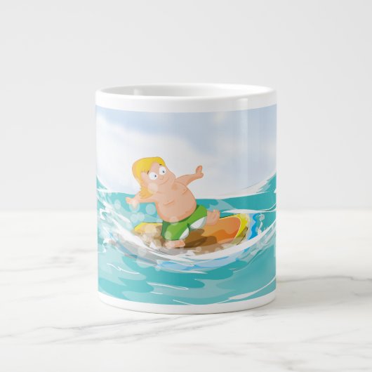 Surfer Jumbo-Tasse (Vorderseite)