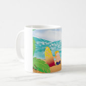 Surfer Kaffeetasse (Vorderseite Links)