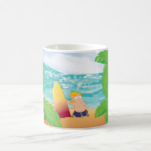 Surfer Kaffeetasse