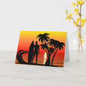 Surfer Karte (Gelbe Blume)