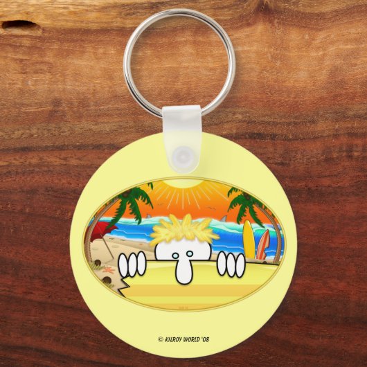 Surfer Kilroy Schlüsselanhänger (Vorderseite)