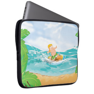 Surfer Laptopschutzhülle