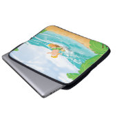 Surfer Laptopschutzhülle (Vorne Knopf)