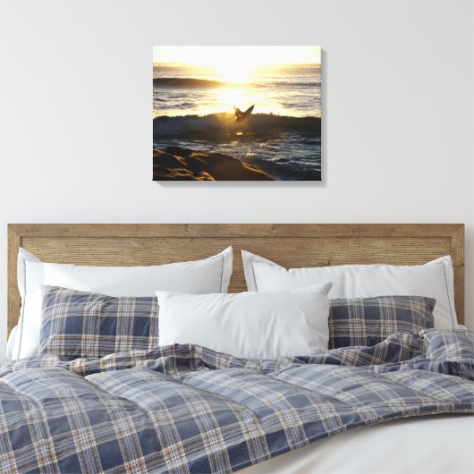 Surfer Leinwanddruck (Insitu (Schlafzimmer))