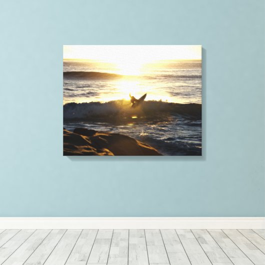 Surfer Leinwanddruck (Insitu (Holzboden))