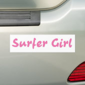 Surfer-Mädchen Autoaufkleber (Auf Auto)