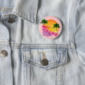 Surfer-Mädchen Button (Beispiel)