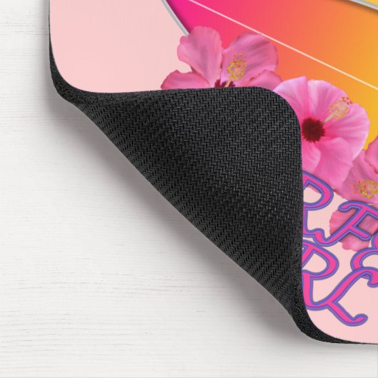Surfer-Mädchen Mousepad (Ecke)