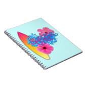 Surfer-Mädchen Notizblock (Rechte Seite)