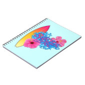 Surfer-Mädchen Notizblock (Linke Seite)