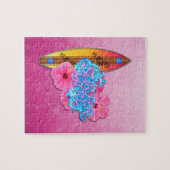 Surfer-Mädchen Puzzle (Horizontal)