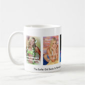 Surfer Mädchen-Sommer, surfend nach Angehörigen, Kaffeetasse (Links)