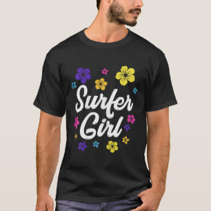 Surfer-Mädchen-Surf-Retro-Vintage-Surf-Geschenk-Fr T-Shirt
