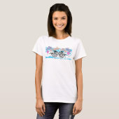 Surfer-Mädchen-T - Shirt (Vorne ganz)