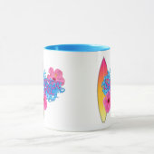 Surfer-Mädchen Tasse (Zentrum)