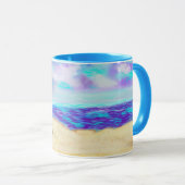 Surfer-Mädchen Tasse (VorderseiteRechts)