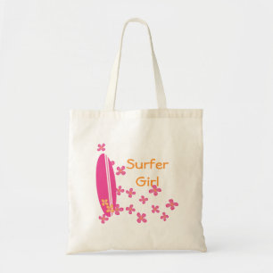 Surfer-Mädchen Tragetasche