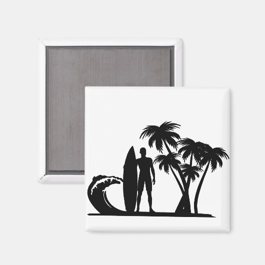 Surfer Magnet (Vorderseite/Rückseite)