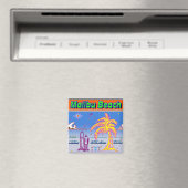 Surfer Magnet "Malibu Beach" (In Situ (Geschirrspüler))