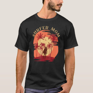 Surfer-Mama Vintage-Surfer für Männer Frauen 1 T-Shirt