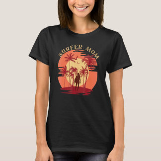 Surfer-Mama Vintage-Surfer für Männer Frauen 1 T-Shirt
