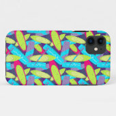 Surfer Mehrfarbig Surfboard Print Case-Mate iPhone Hülle (Rückseite (Horizontal))
