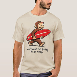 Surfer Monkey , Nostalgischer Sommerstrand T-Shirt