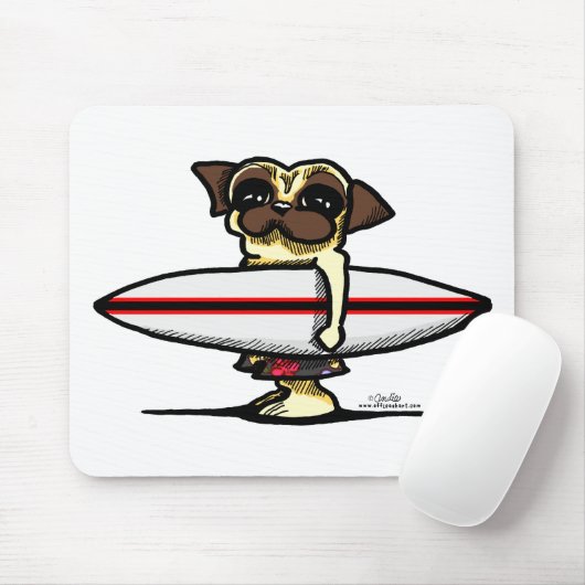 Surfer-Mops Mousepad (Mit Mouse)