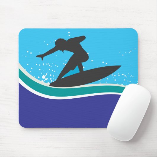 Surfer Mousepad (Mit Mouse)