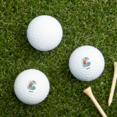 Surfer Nilpferd Surft am 4. Juli Unabhängigkeitsta Golfball (Insitu Gras)