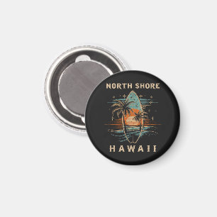Surfer North Shore Hawaii Magnet