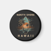 Surfer North Shore Hawaii Magnet (Vorne)