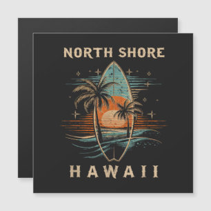 Surfer North Shore Hawaii Magnetkarte