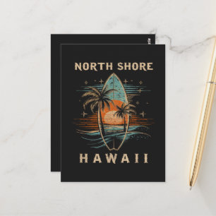 Surfer North Shore Hawaii Postkarte