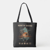 Surfer North Shore Hawaii Tasche (Rückseite)