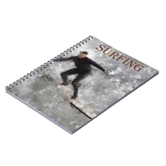 Surfer-Notebook Notizblock (Linke Seite)