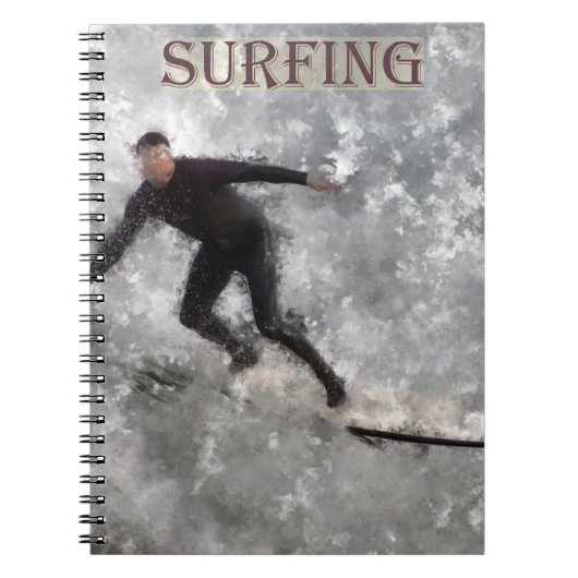 Surfer-Notebook Notizblock (Vorderseite)