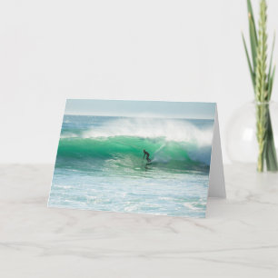 Surfer Ocean Surfing Tropical Vacation Karte