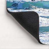 Surfer Ocean Water Art Maus Pad Mousepad (Ecke)
