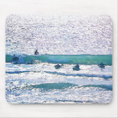 Surfer Ocean Water Art Maus Pad Mousepad (Vorne)