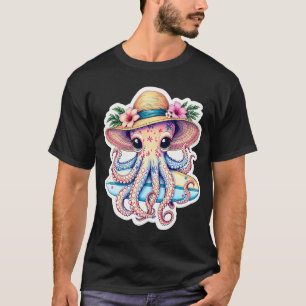 Surfer-Oktopus T-Shirt