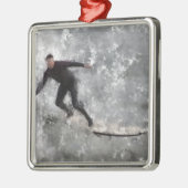 Surfer Ornament Aus Metall (Links)